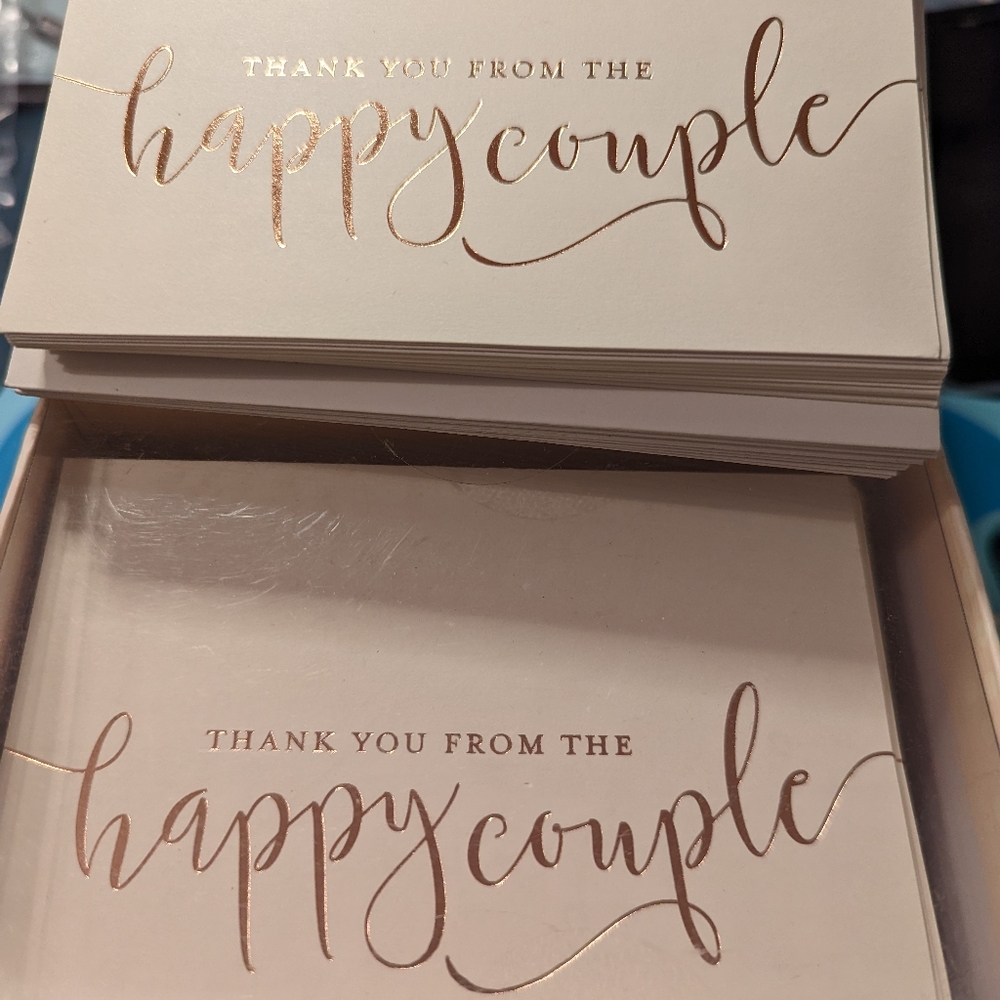 From the Happy Couple Thank You Cards